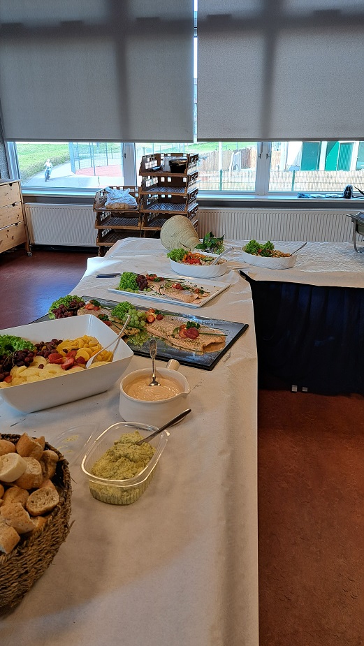 Na afloop: Het buffet ….